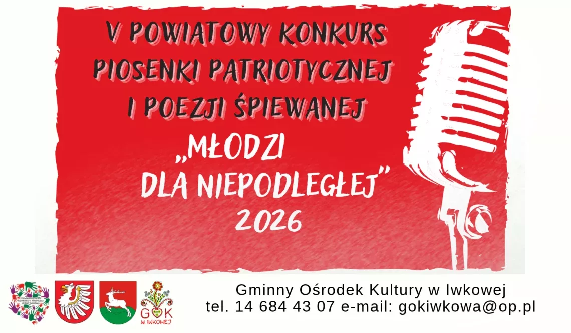 Konkurs Piosenki Patriotycznej i Poezji Śpiewanej „Młodzi dla Niepodległej”
